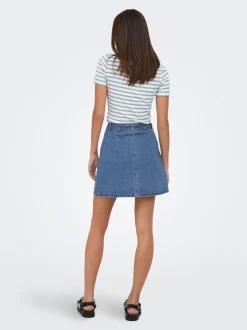 JDYSHIRAZ Gonna in jeans Minigonna