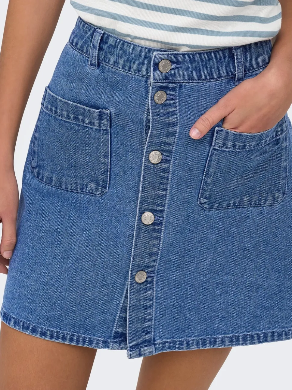 JDYSHIRAZ Gonna in jeans Minigonna