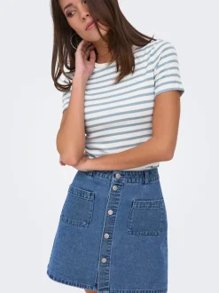 JDYSHIRAZ Gonna in jeans Minigonna
