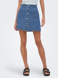 JDYSHIRAZ Gonna in jeans Minigonna