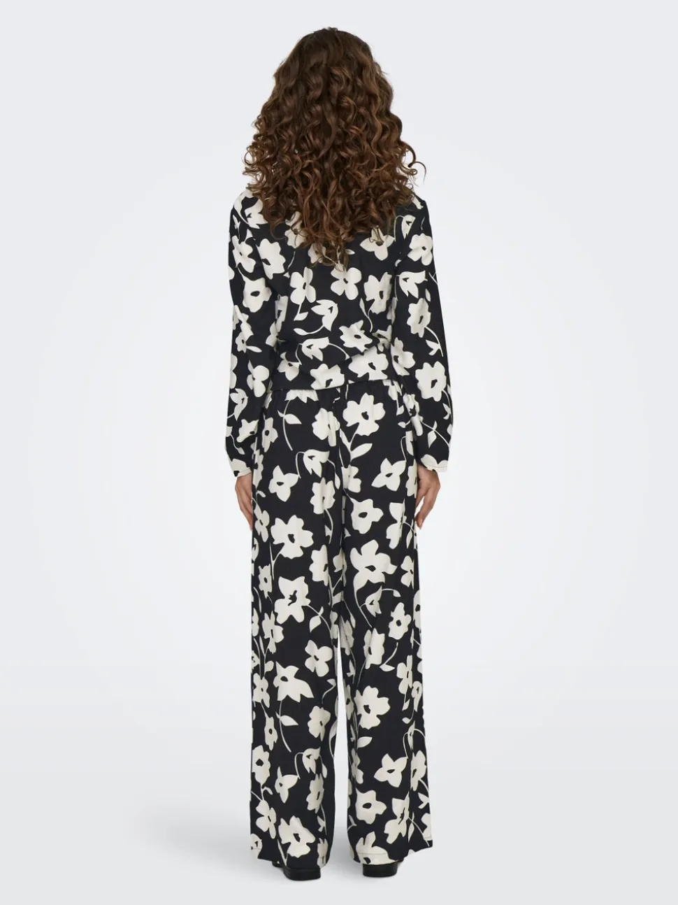 JDYSILAS Wide Leg Fit Pantaloni a gamba larga