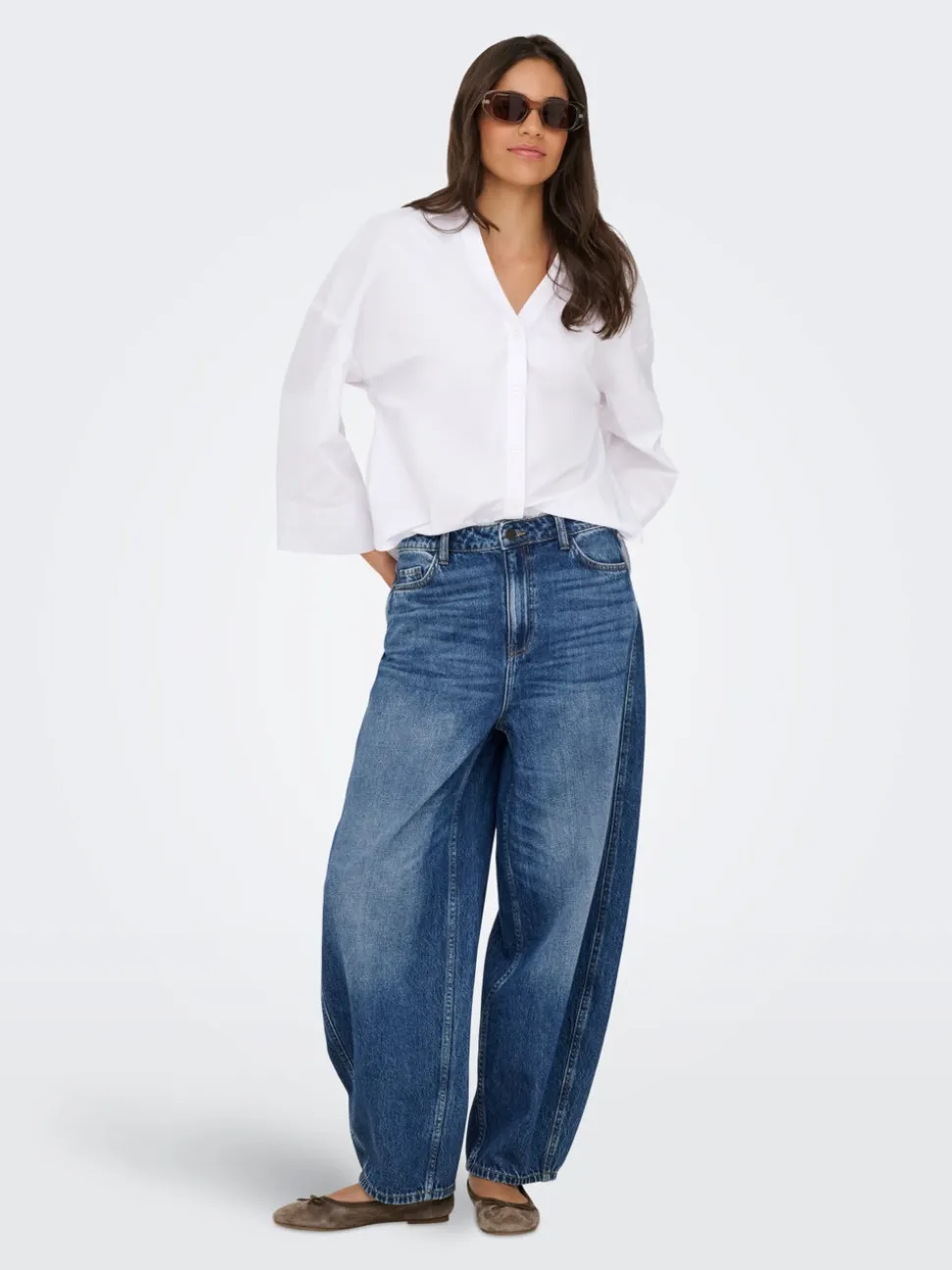 JDYSUSIE Vita media Barrel fit Jeans