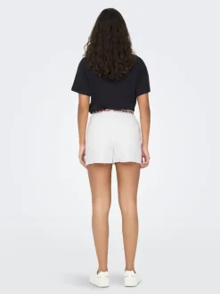 JDYZIGGA Vita alta Loose Fit Bermuda in jeans