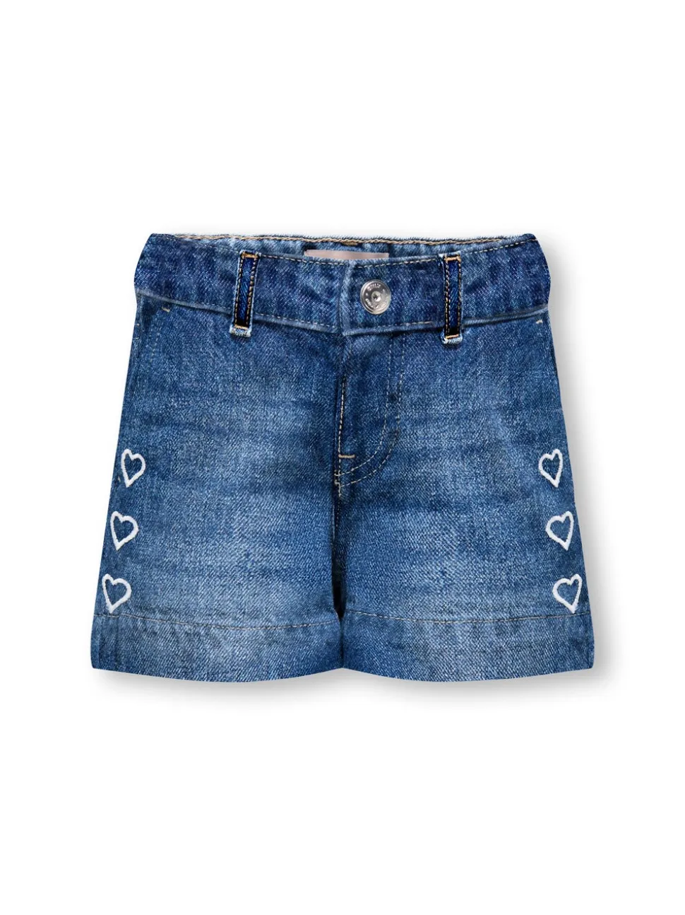 KMGCOMET Vita media Wide Leg Fit Bermuda in jeans