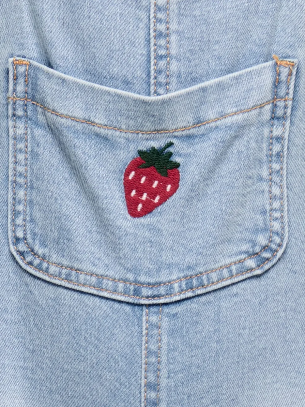 KMGLUCY Straight Fit Salopette in jeans