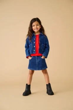 KMGOFELIA Gonna in jeans Minigonna