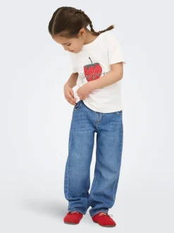 KMGVALENTINE Vita media Straight Fit Jeans