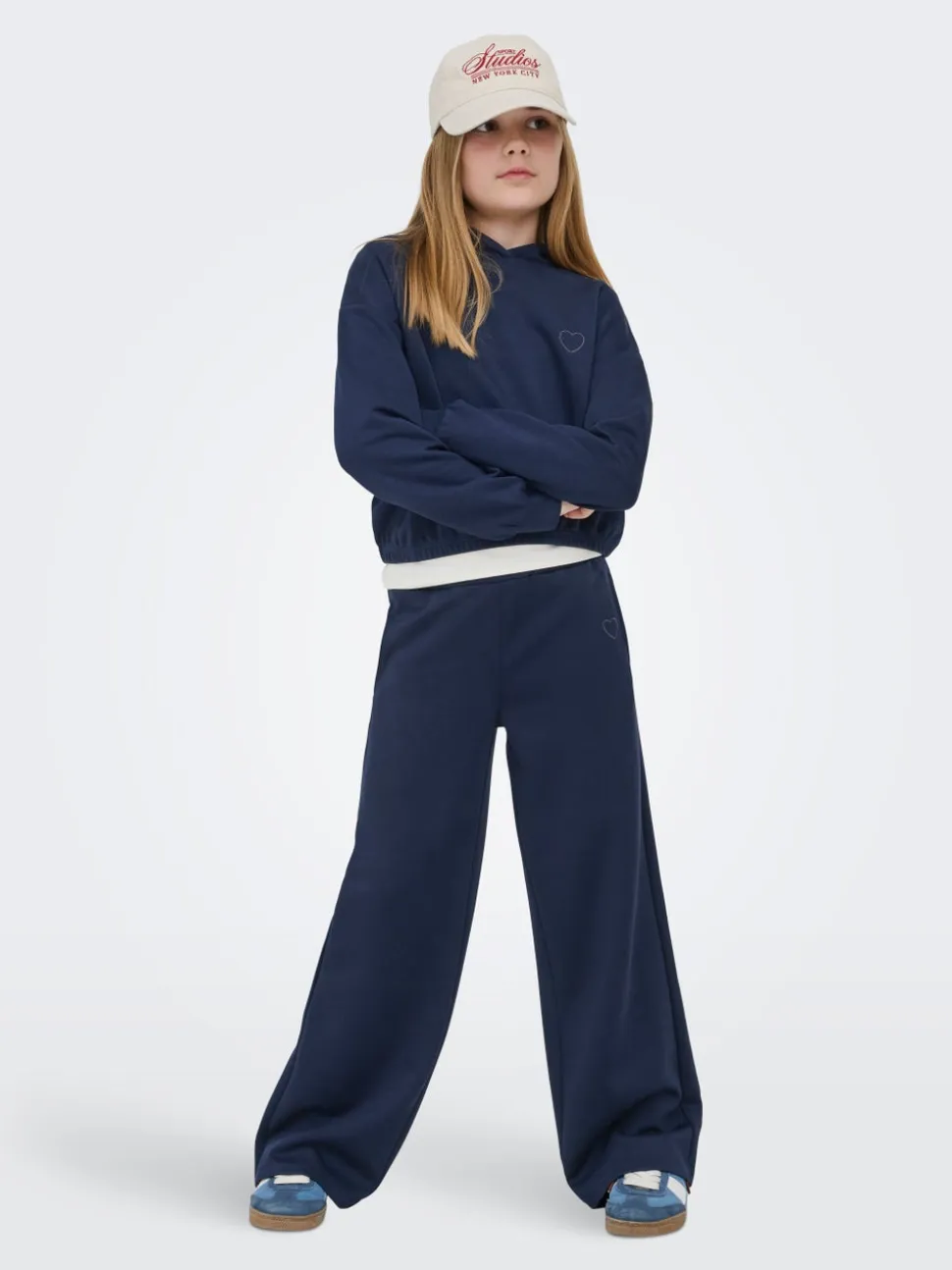 KOGADA-NELLA Wide Leg Fit Pantaloni a gamba larga