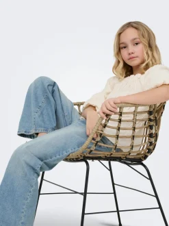 KOGBROOME Vita alta Wide Leg Fit Jeans