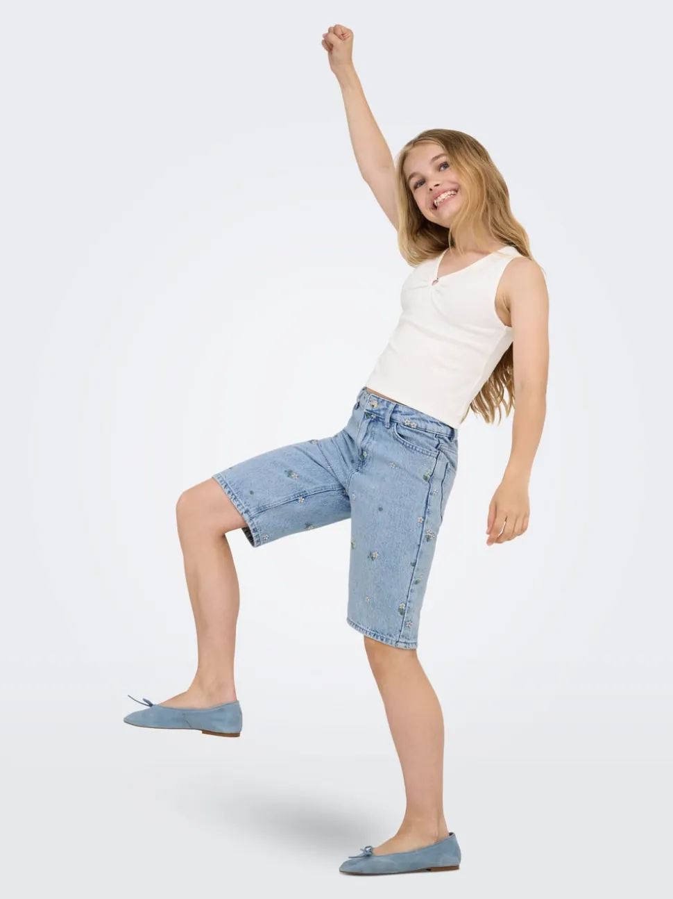 KOGCOBAIN Loose Fit Bermuda in jeans