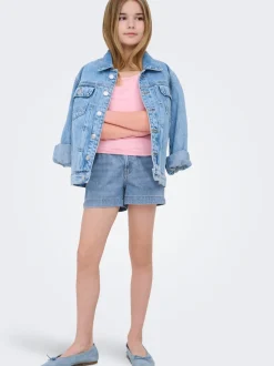 KOGCOMET Vita media Wide Leg Fit Bermuda in jeans