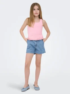 KOGCOMET Vita media Wide Leg Fit Bermuda in jeans