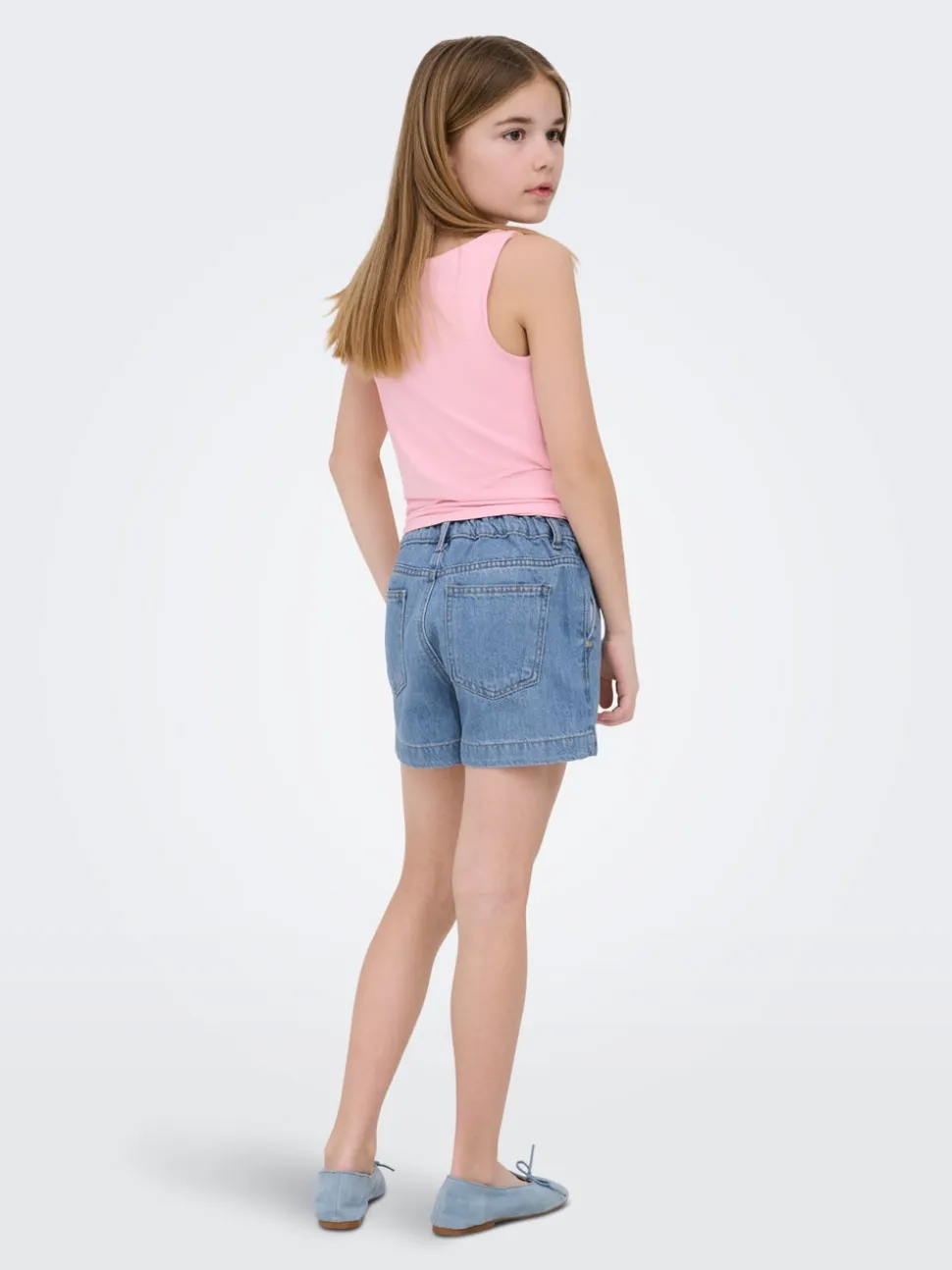 KOGCOMET Vita media Wide Leg Fit Bermuda in jeans
