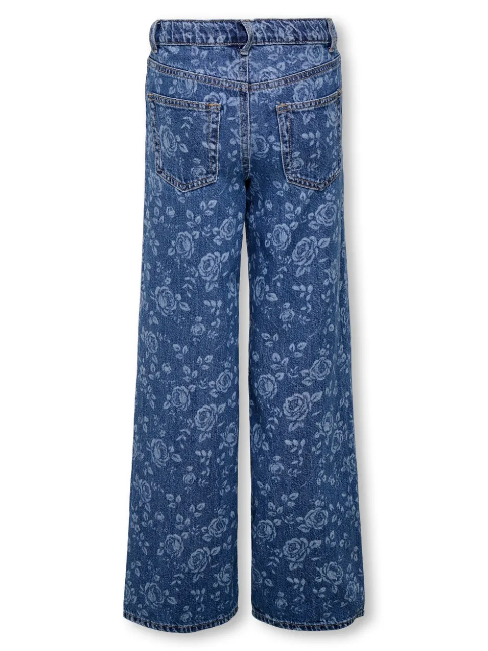KOGHOPE Vita alta Wide Leg Fit Lunghezza alla caviglia Jeans