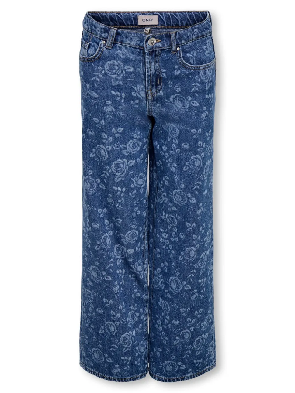 KOGHOPE Vita alta Wide Leg Fit Lunghezza alla caviglia Jeans
