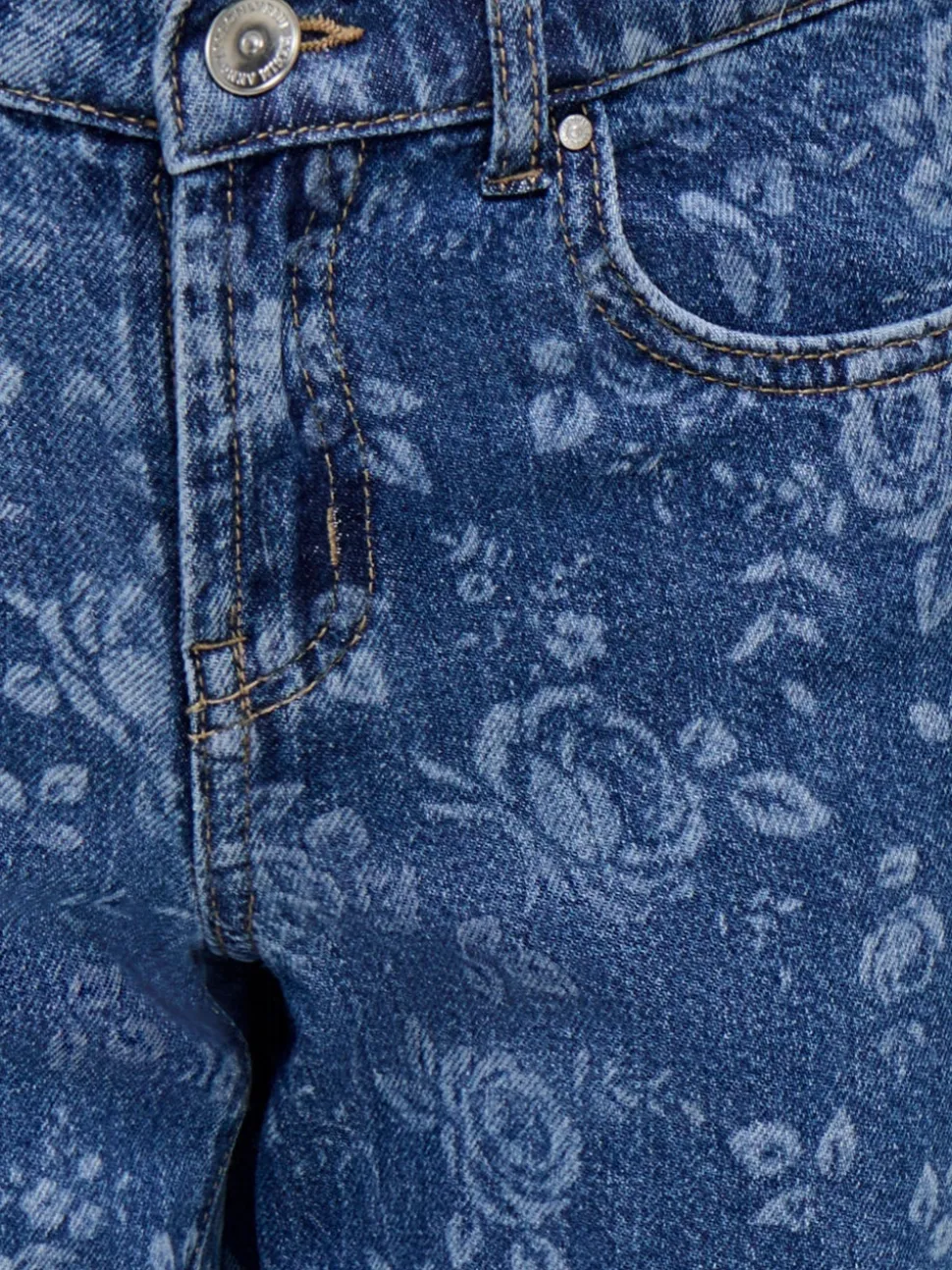 KOGHOPE Vita alta Wide Leg Fit Lunghezza alla caviglia Jeans