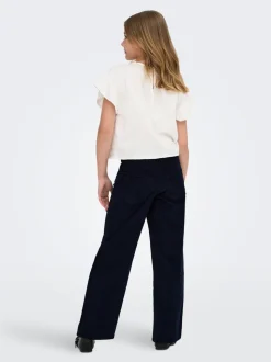 KOGHOPE Wide Leg Fit Corduroy Pantaloni