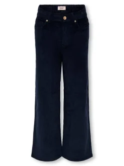 KOGHOPE Wide Leg Fit Corduroy Pantaloni