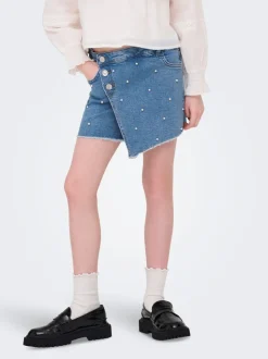 KOGJENNY Denim Gonna in jeans Gonna pantaloncino