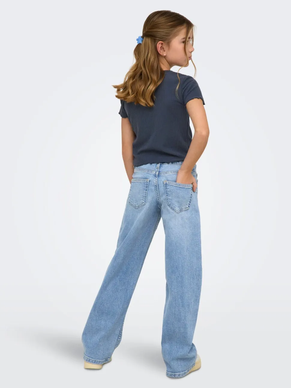 KOGJUDY-O Vita bassa Wide Leg Fit Jeans