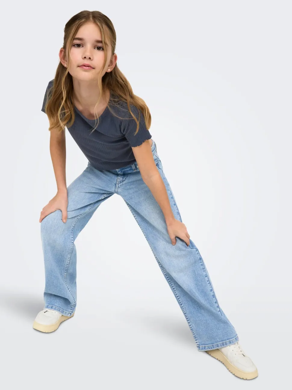 KOGJUDY-O Vita bassa Wide Leg Fit Jeans