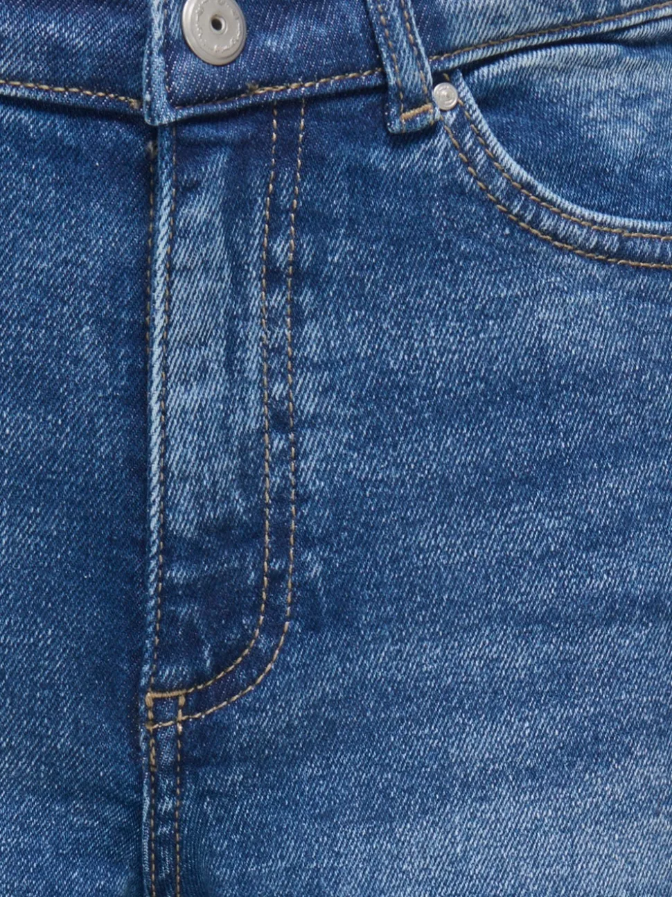-KOGJUICY Vita alta Regular Fit Bermuda in jeans
