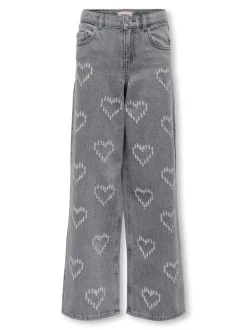 KOGLUMI Vita alta Wide Leg Fit Jeans