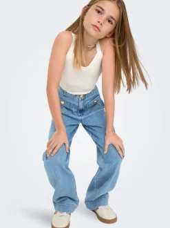 KOGMADELINE Vita alta Wide Leg Fit Jeans