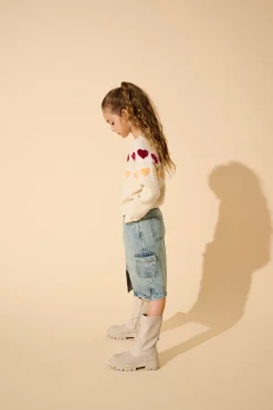 KOGPOSEY Denim Gonna in jeans Gonna midi