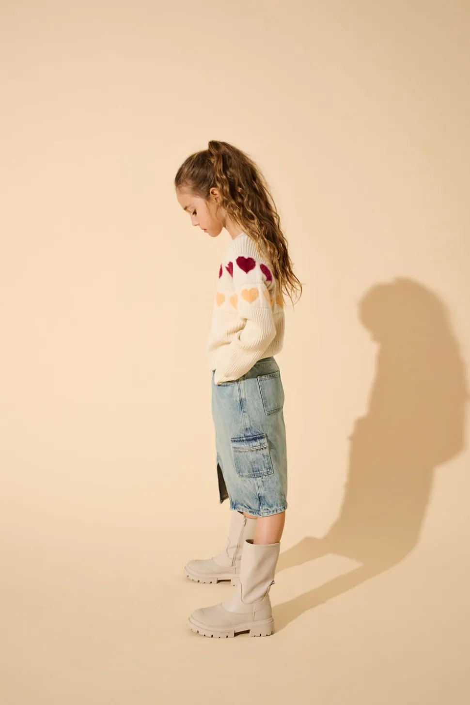 KOGPOSEY Denim Gonna in jeans Gonna midi