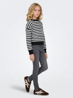 KOGRAIN Vita media Skinny Fit Lunghezza alla caviglia Jeans