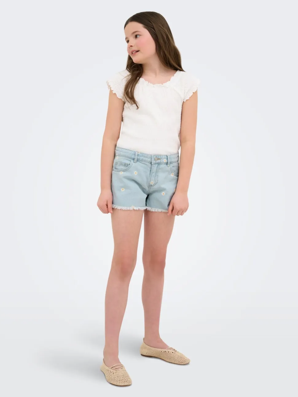 KOGROBYN Loose Fit Bermuda in jeans