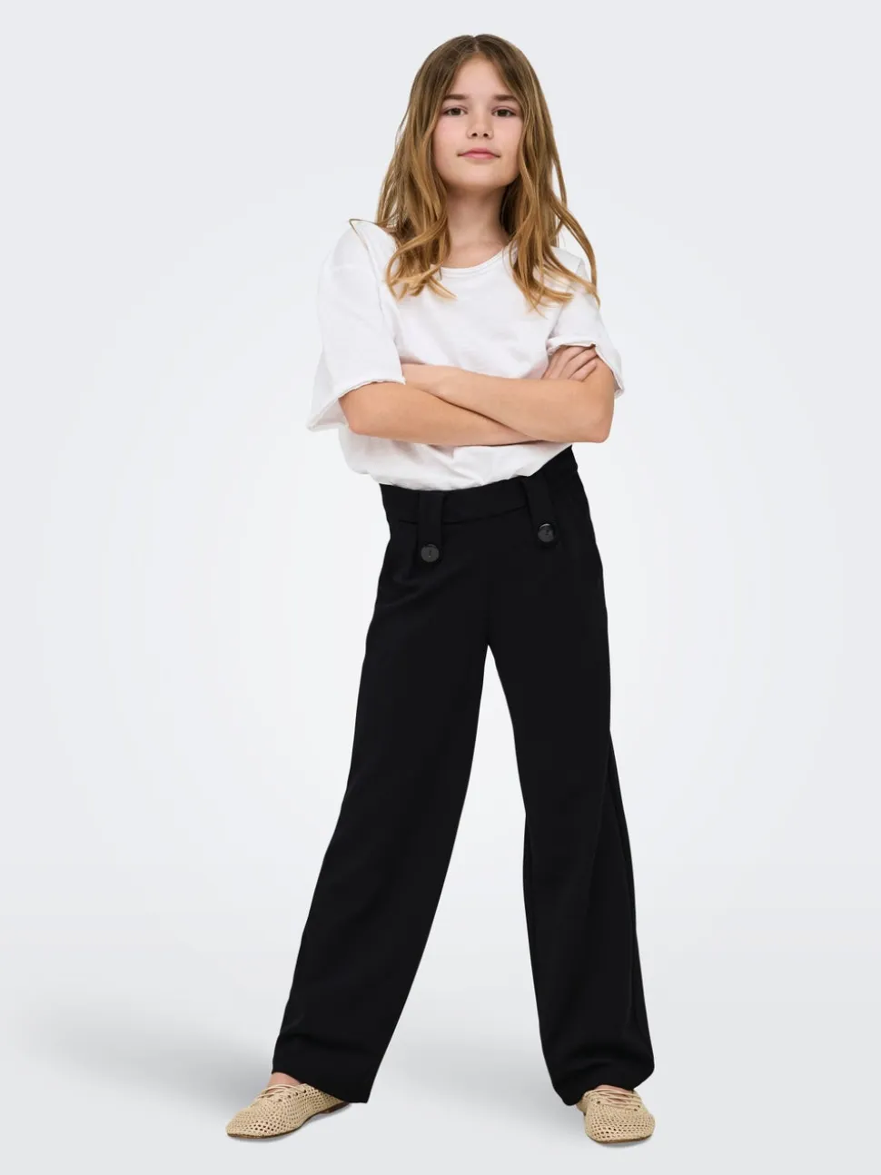 KOGSANIA Regular Fit Pantaloni a gamba larga