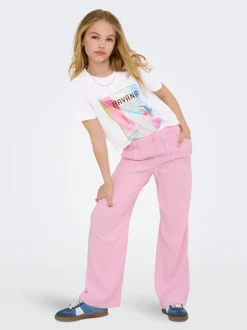 KOGSIESTA Straight Fit Lino Pantaloni