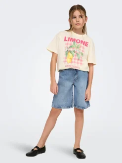 KOGSONNY Vita alta Regular Fit Bermuda in jeans