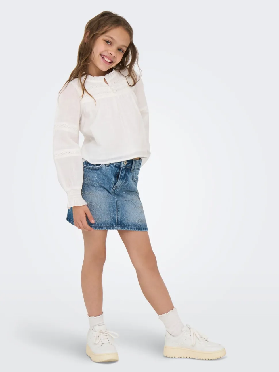 KOGSTELLA Denim Gonna in jeans Gonna pantaloncino