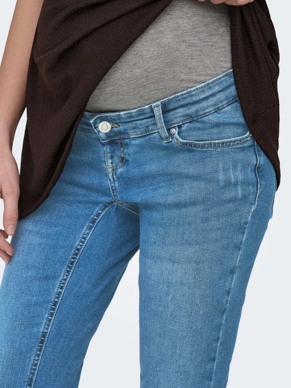 OLMBLUSH Vita media Skinny Fit Lunghezza alla caviglia Jeans