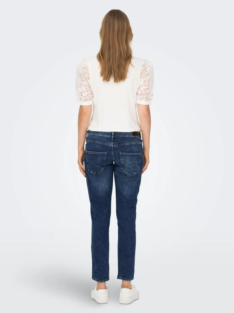OLMENEDA Vita alta Straight Fit Lunghezza alla caviglia Jeans