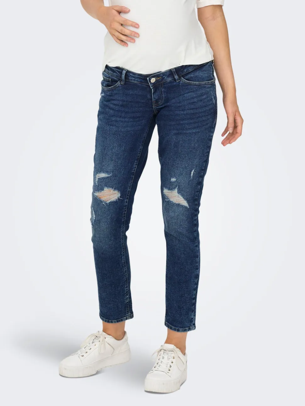 OLMENEDA Vita alta Straight Fit Lunghezza alla caviglia Jeans