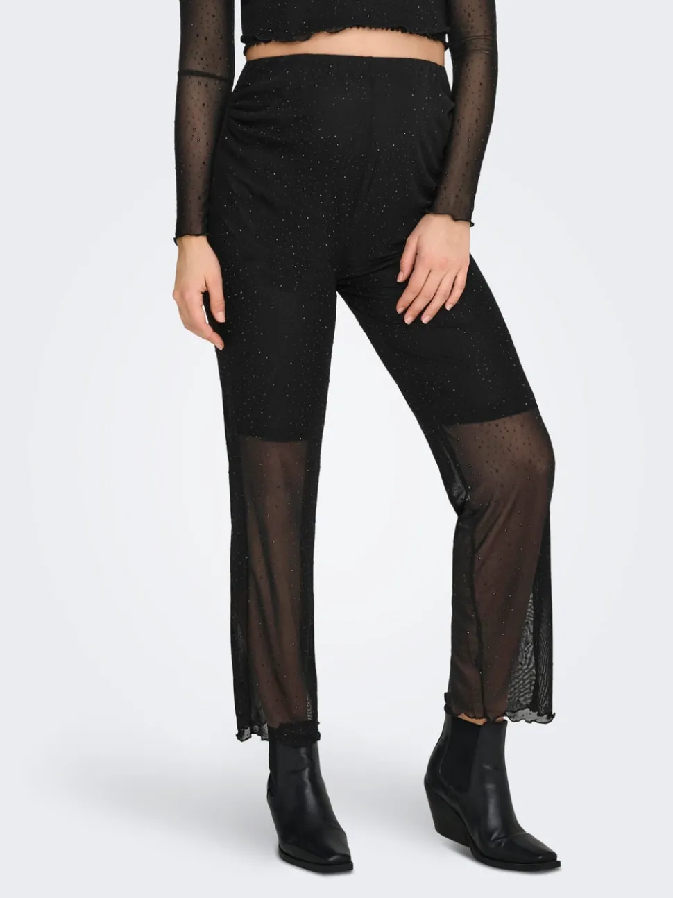 OLMLOURA Wide Leg Fit Pantaloni a gamba larga