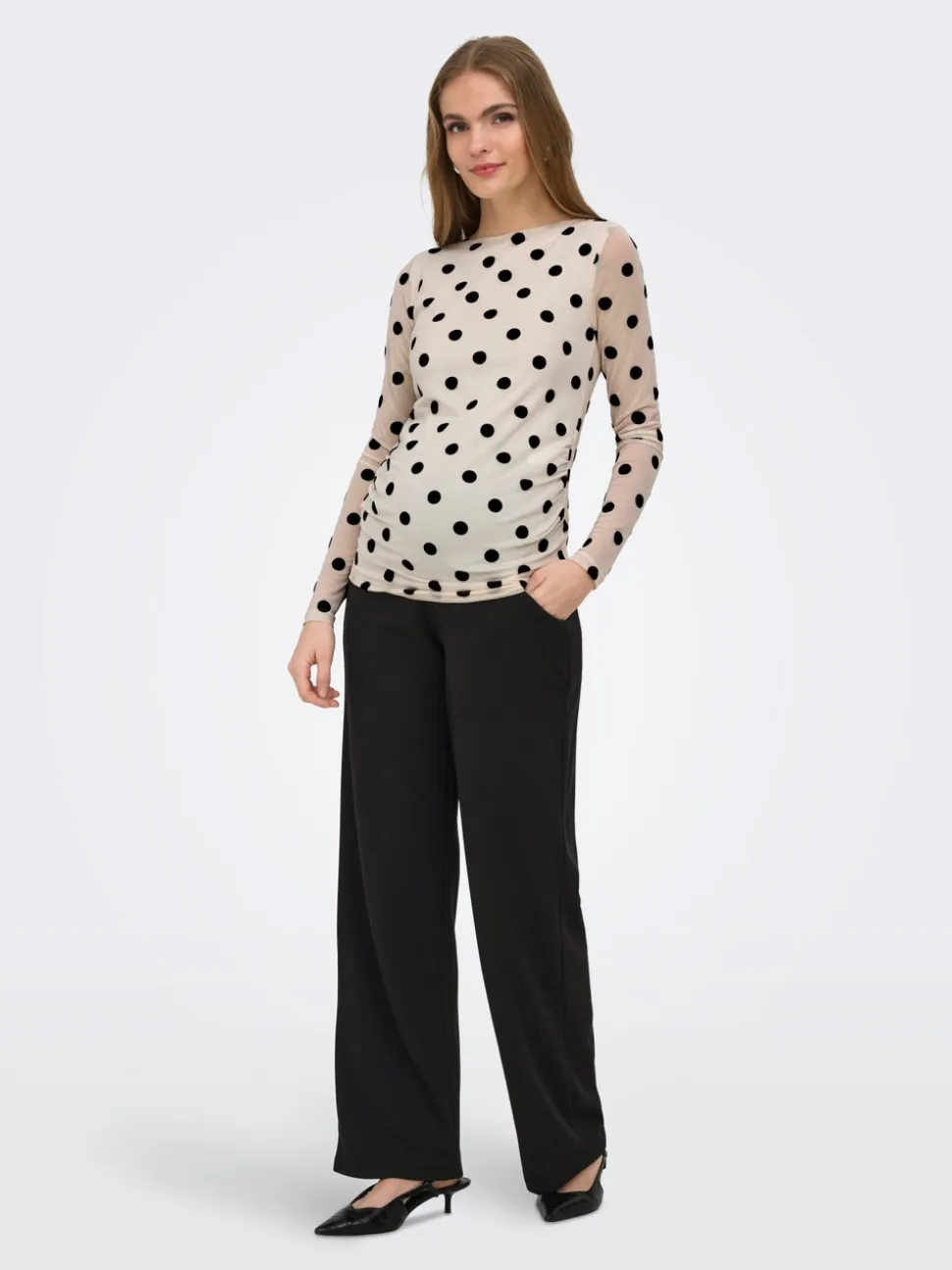 OLMMANIA Regular Fit Pantaloni a gamba larga