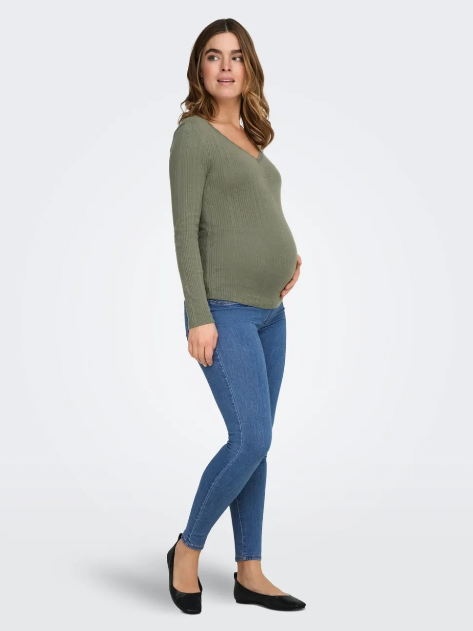 OLMRAIN Vita media Skinny Fit Jeans
