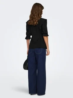OLMSNOW Vita alta Wide Leg Fit Jeans