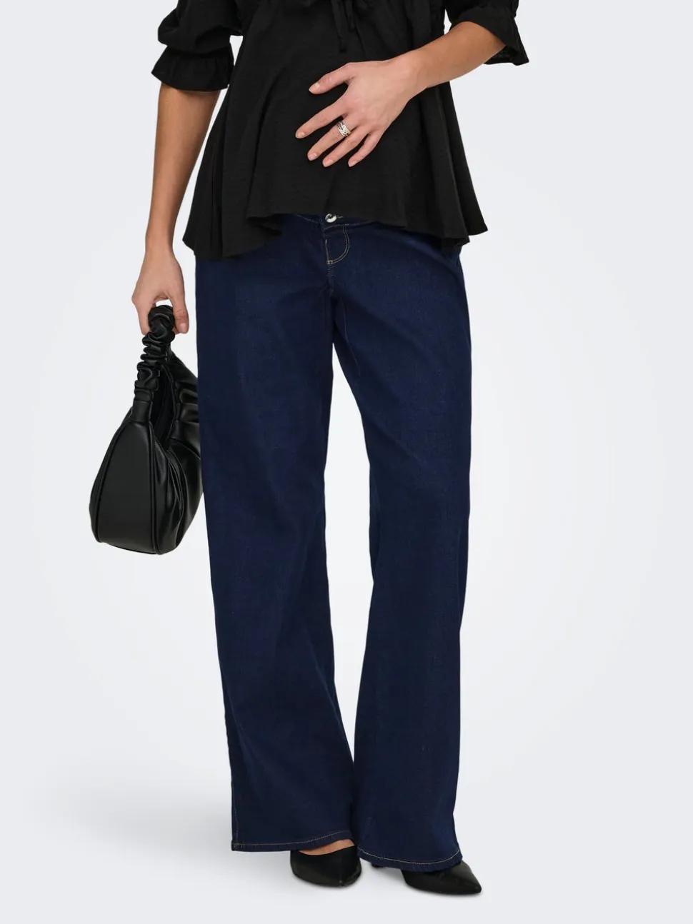 OLMSNOW Vita alta Wide Leg Fit Jeans