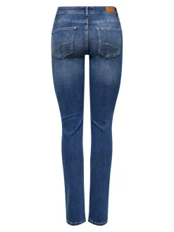 ONLALICIA Vita media Straight Fit Jeans