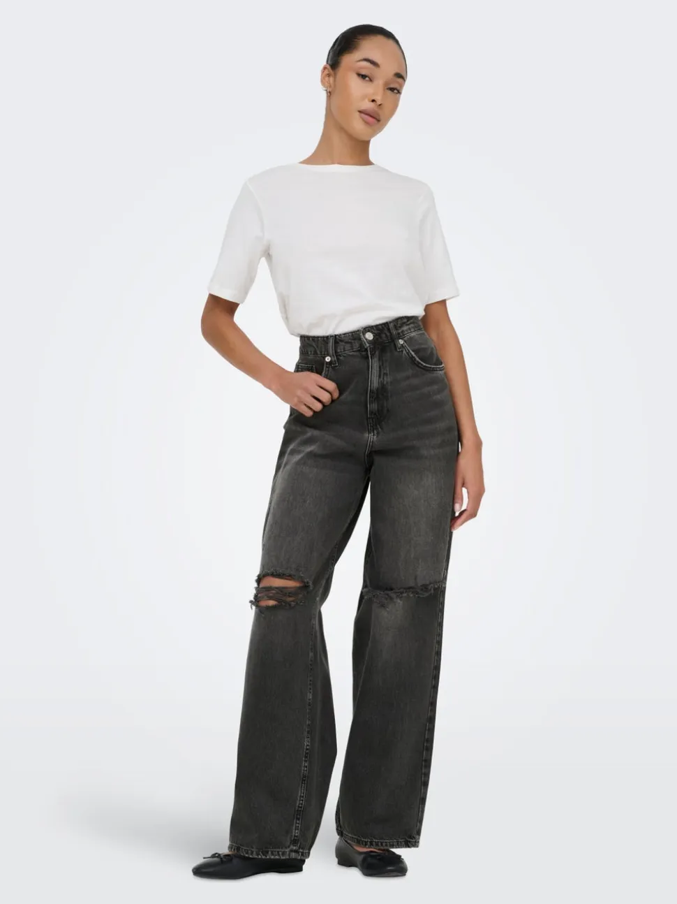 ONLAMBER Vita bassa Baggy Fit Jeans
