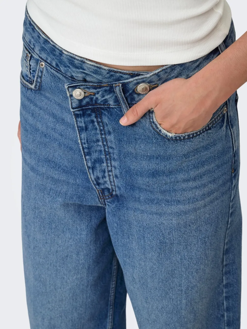 ONLAMBER Vita bassa Baggy Fit Jeans