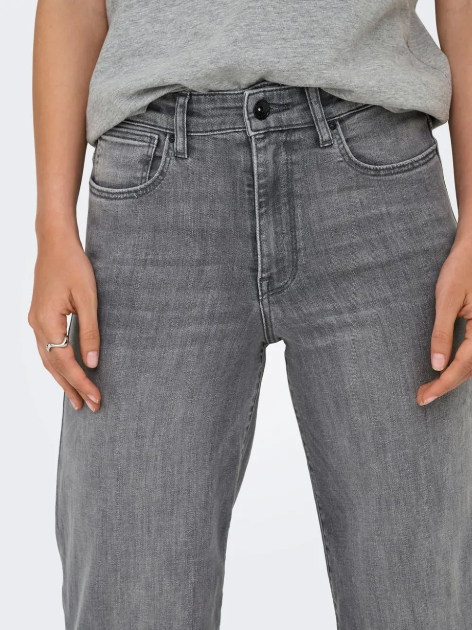 ONLANN-MADISON Vita alta Cropped Fit Jeans