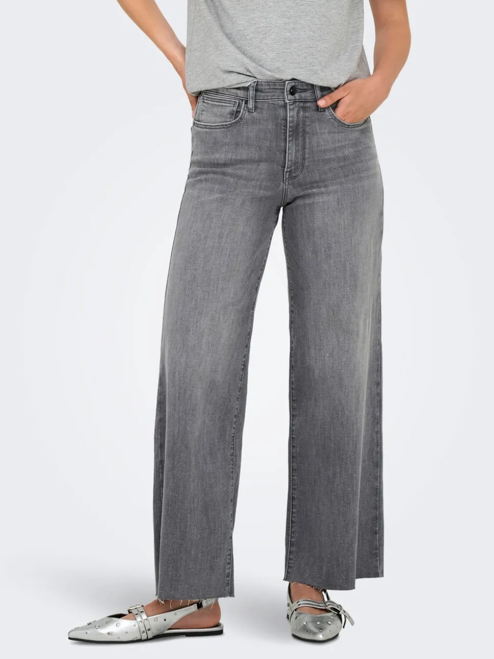 ONLANN-MADISON Vita alta Cropped Fit Jeans