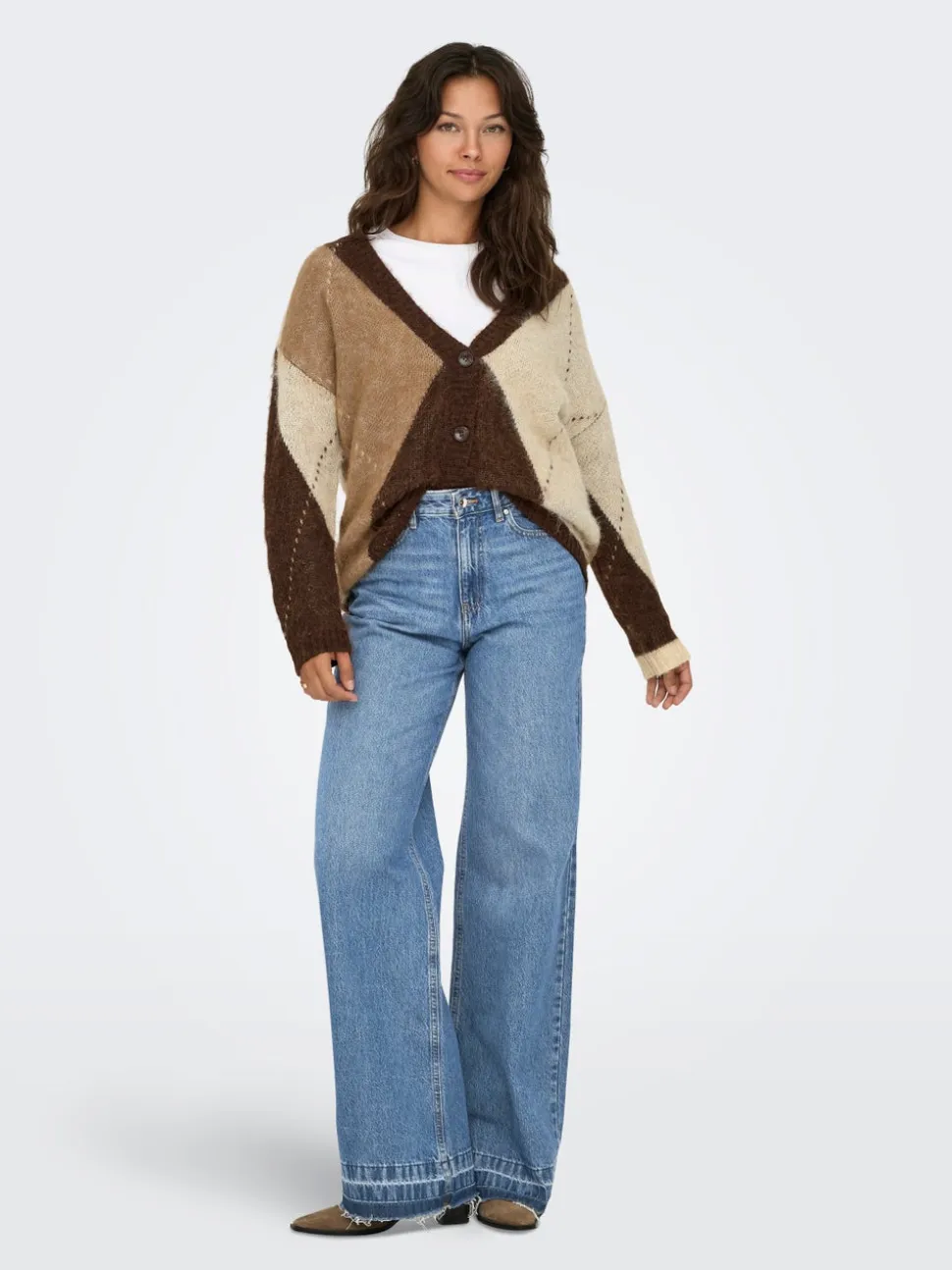 ONLBAILEY Vita alta Wide Leg Fit Jeans